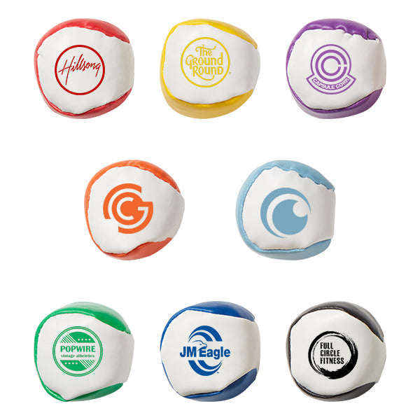 Hacky Sack custom printed with a sample design