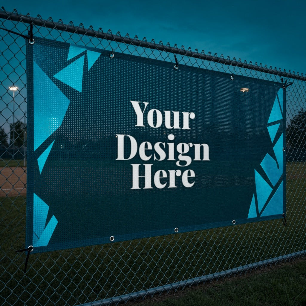 Mesh banner mockup
