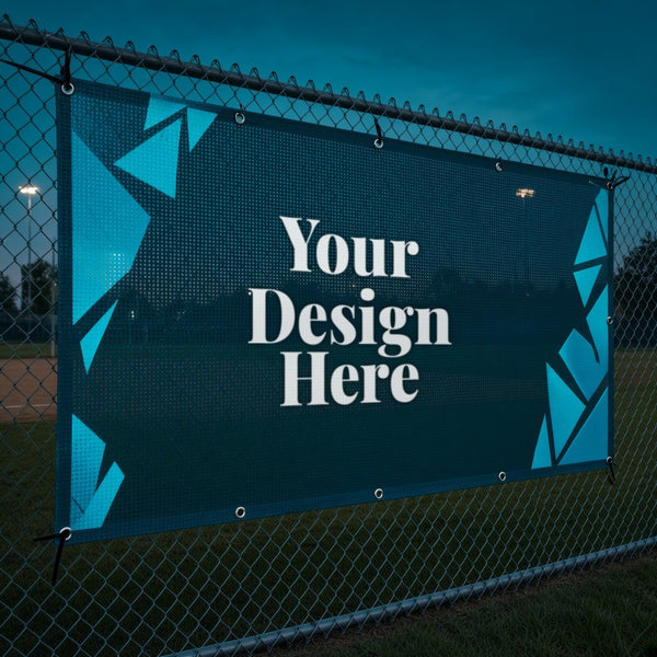 Mesh banner mockup