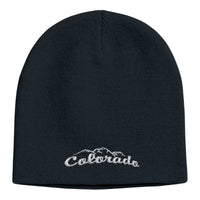 Custom embroidered knit beanie with logo