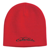 Custom embroidered knit beanie with logo - view 3