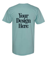 Arctic American Apparel 2001 Fine Jersey T-Shirt with Your Design Here placeholder (back)