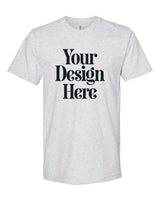 Ash Grey American Apparel 2001 Fine Jersey T-Shirt with Your Design Here placeholder