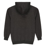 317 Hooded Sweatshirt — Custom Screen Printed - Charcoal Heather back