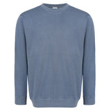 403 Pigment-Dyed Crewneck Sweatshirt — Custom Screen Printed - Blue Jeans front