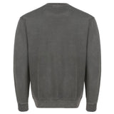 403 Pigment-Dyed Crewneck Sweatshirt — Custom Screen Printed - Pepper back