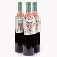 Bottle talkers on wine bottles