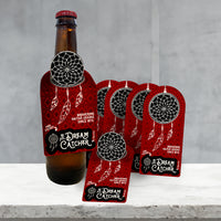 Bottle talker on a beer bottle