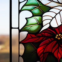Clear stained-glass style sticker