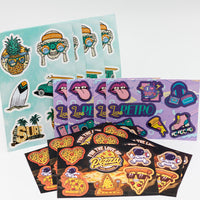 Assorted sticker sheets