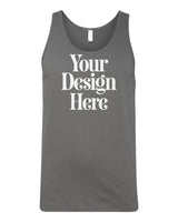 Asphalt Bella+Canvas 3480 Jersey Tank with Your Design Here placeholder