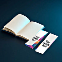 Full color bookmarks with Your Design Here placeholder