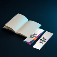 Full color bookmarks with Your Design Here placeholder