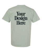 Bay Comfort Colors 1717 Garment-Dyed Heavyweight T-Shirt with Your Design Here placeholder (back)
