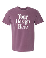 Berry Comfort Colors 1717 Garment-Dyed Heavyweight T-Shirt with Your Design Here placeholder