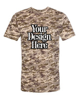 Sand Digital Code Five 3907 Camo T-Shirt with Your Design Here placeholder