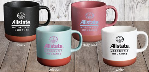 13 oz Phoenix Ceramic Mug custom printed with a sample design