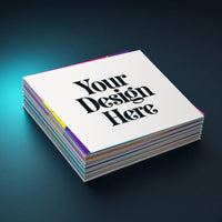 Full color flyers with Your Design Here placeholder