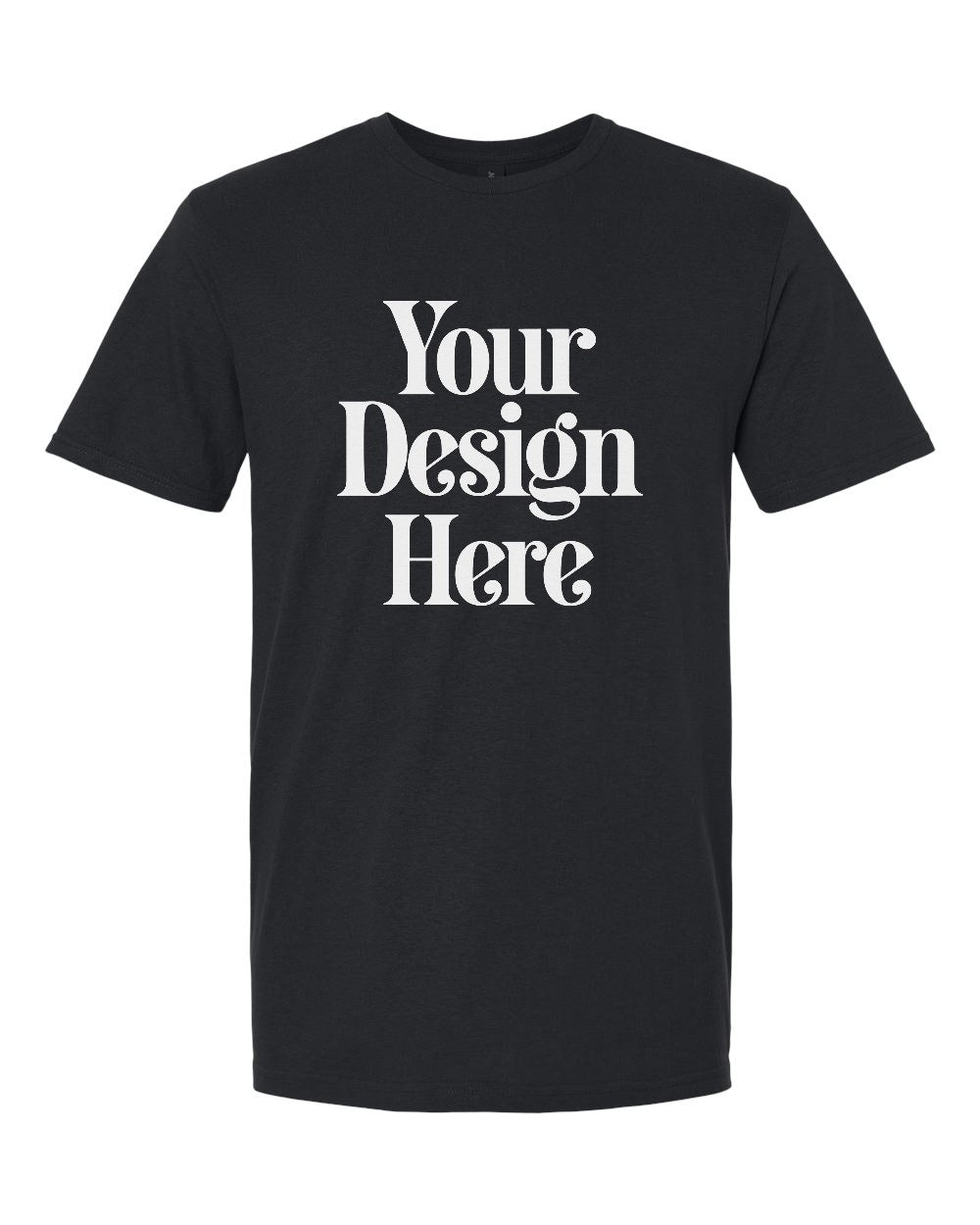 Black Gildan 64000 Softstyle T-Shirt — Custom Screen Printed