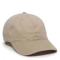 Custom embroidered garment wash dad hat with logo - view 2