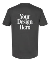 Heavy Metal Next Level 3600 Cotton T-Shirt with Your Design Here placeholder (back)