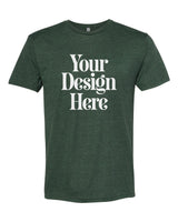 Black Forest Next Level 6010 Triblend T-Shirt with Your Design Here placeholder