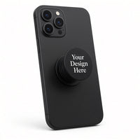 Phone Grippers custom printed with a sample design