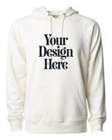 Bone Independent Trading Co. SS1000 Loopback Terry Hooded Sweatshirt with Your Design Here placeholder