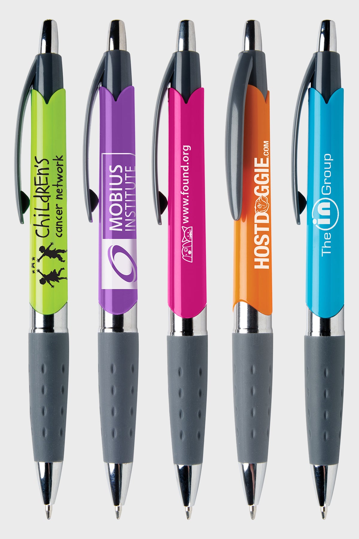Toreno Pen custom printed with a sample design